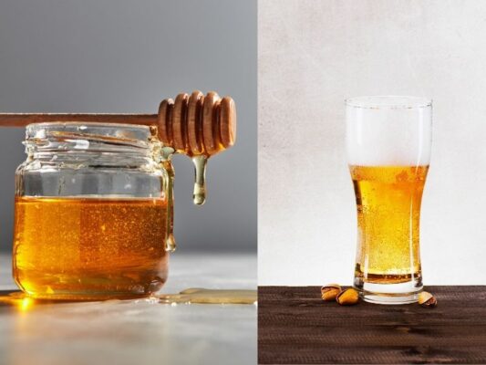Cách tắm trắng bằng bia và mật ong