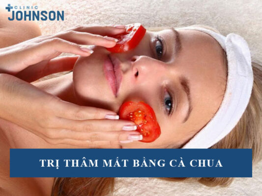 Trị thâm mắt bằng cà chua