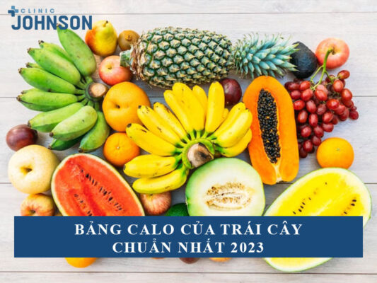 Bảng calo của trái cây