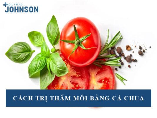 Cách trị thâm môi bằng cà chua