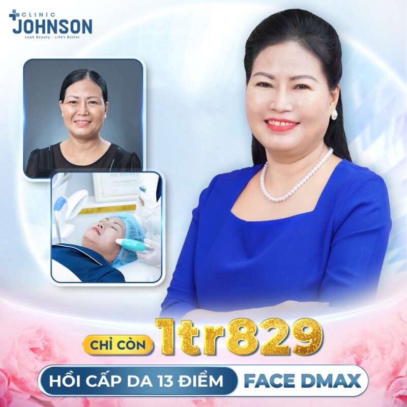Hồi cấp da 13 điểm Face DMax Johnson Clinic